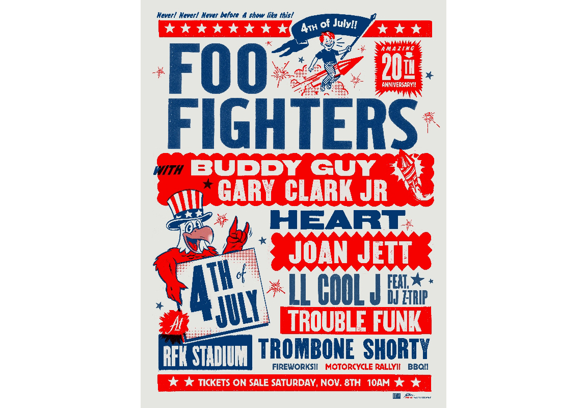 Foo Fighters 20 Years of Posters