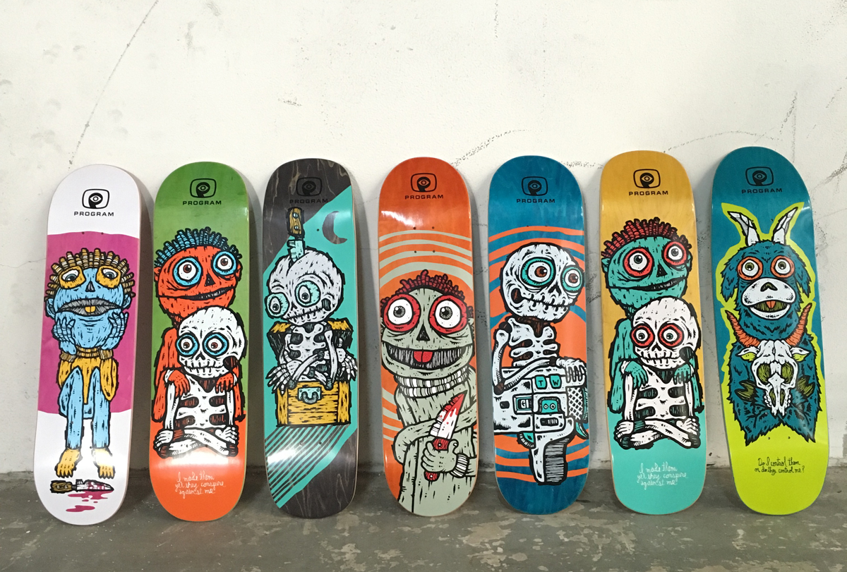 The Art Of Skateboarding Michael Sieben On Skate Art   Program Decks 