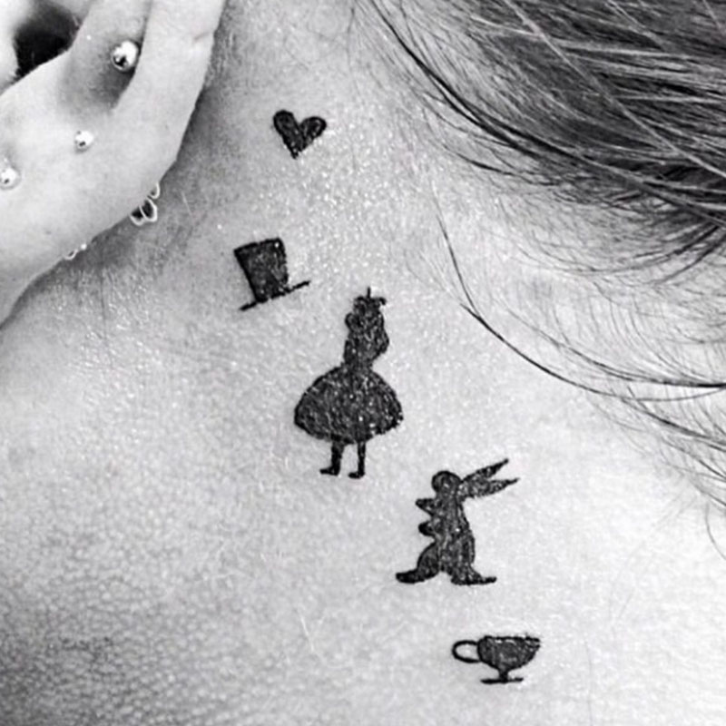 101 Best Dark Alice In Wonderland Tattoo Ideas That Will Blow Your Mind   Outsons