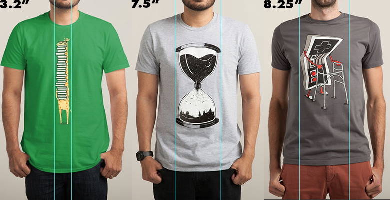 Design Size And Placement: Apparel - Threadless Artist Shops