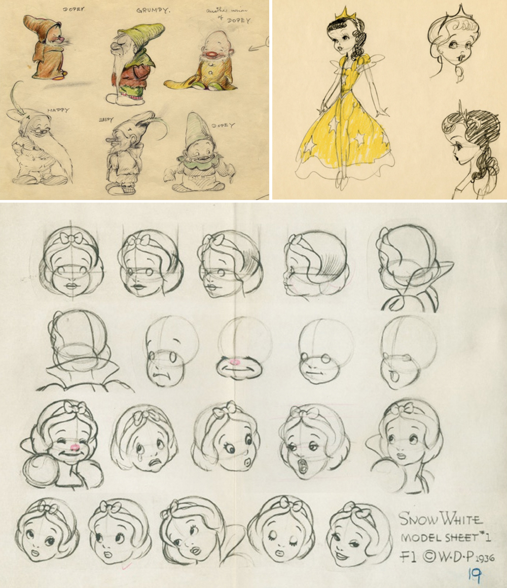 Disney Art Style: Disney Drawing Style Over The Years | Threadless