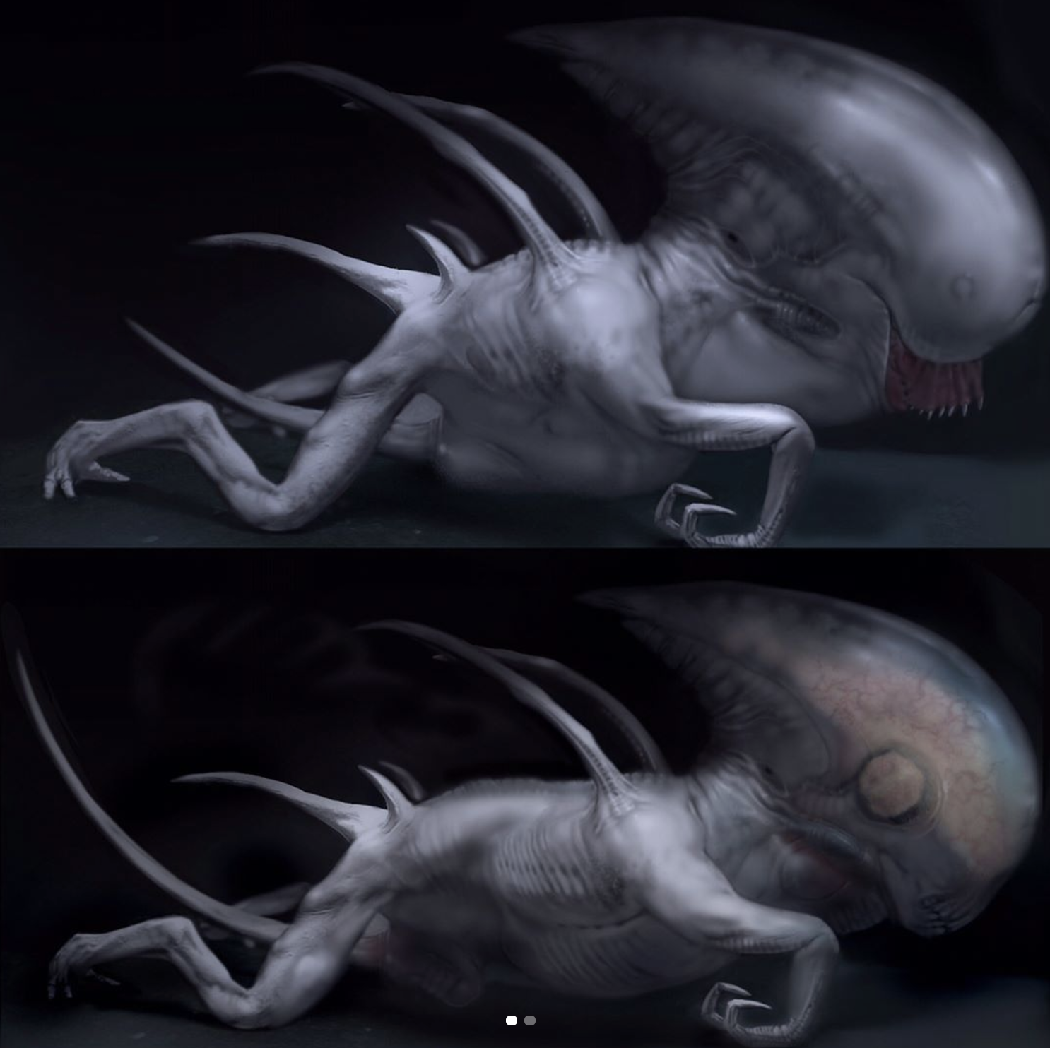 Alien Covenant Xenomorph Concept Art