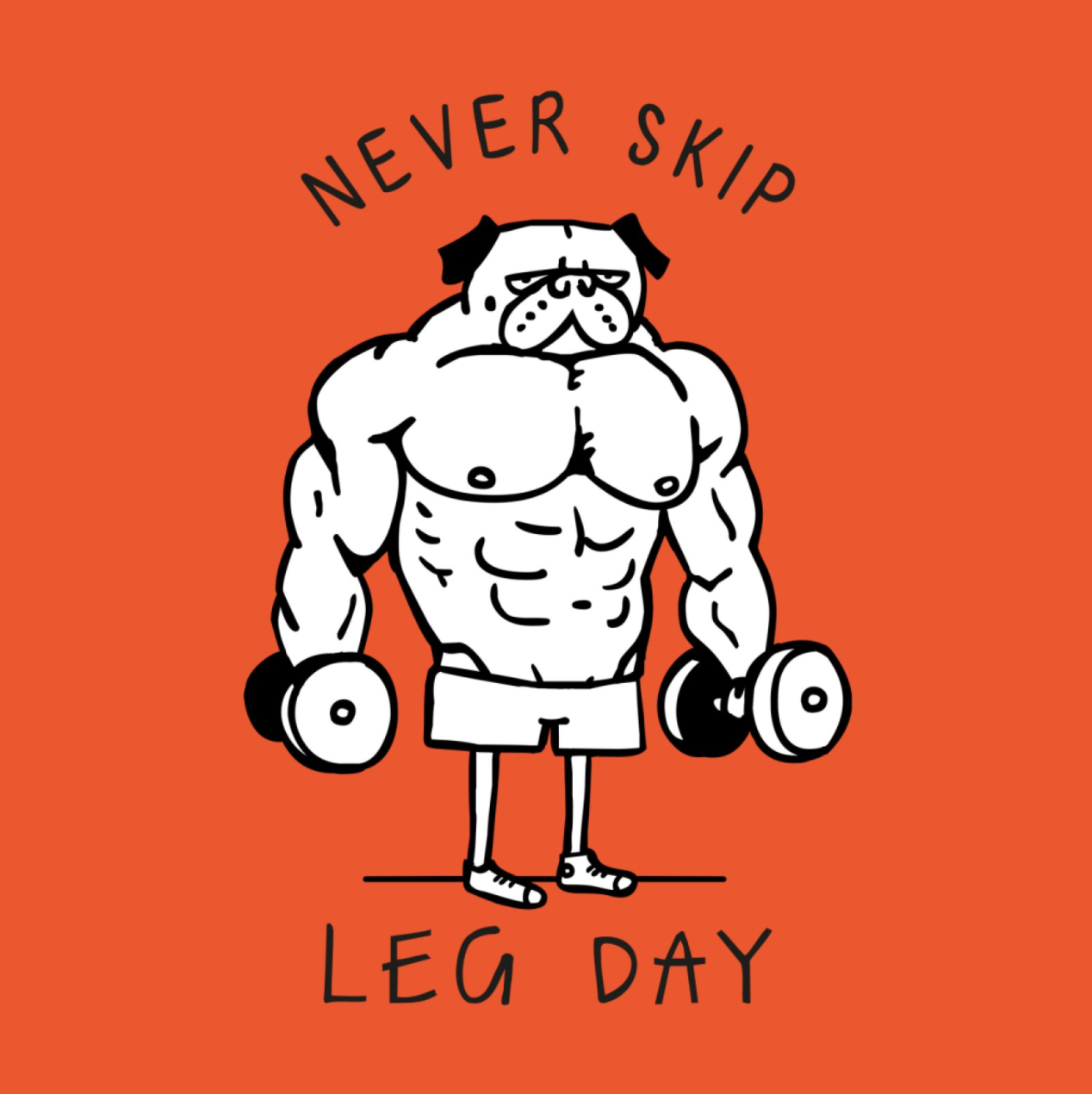 Skip leg day cartoon