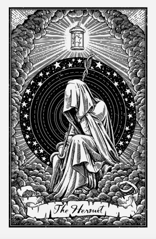 The Moon Tarot Card Art Print by Valero Doval - Fy