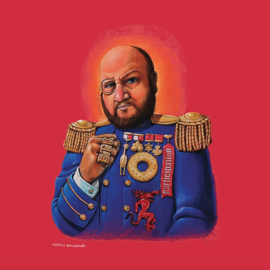 "The Captain of the Rusher Army" design.