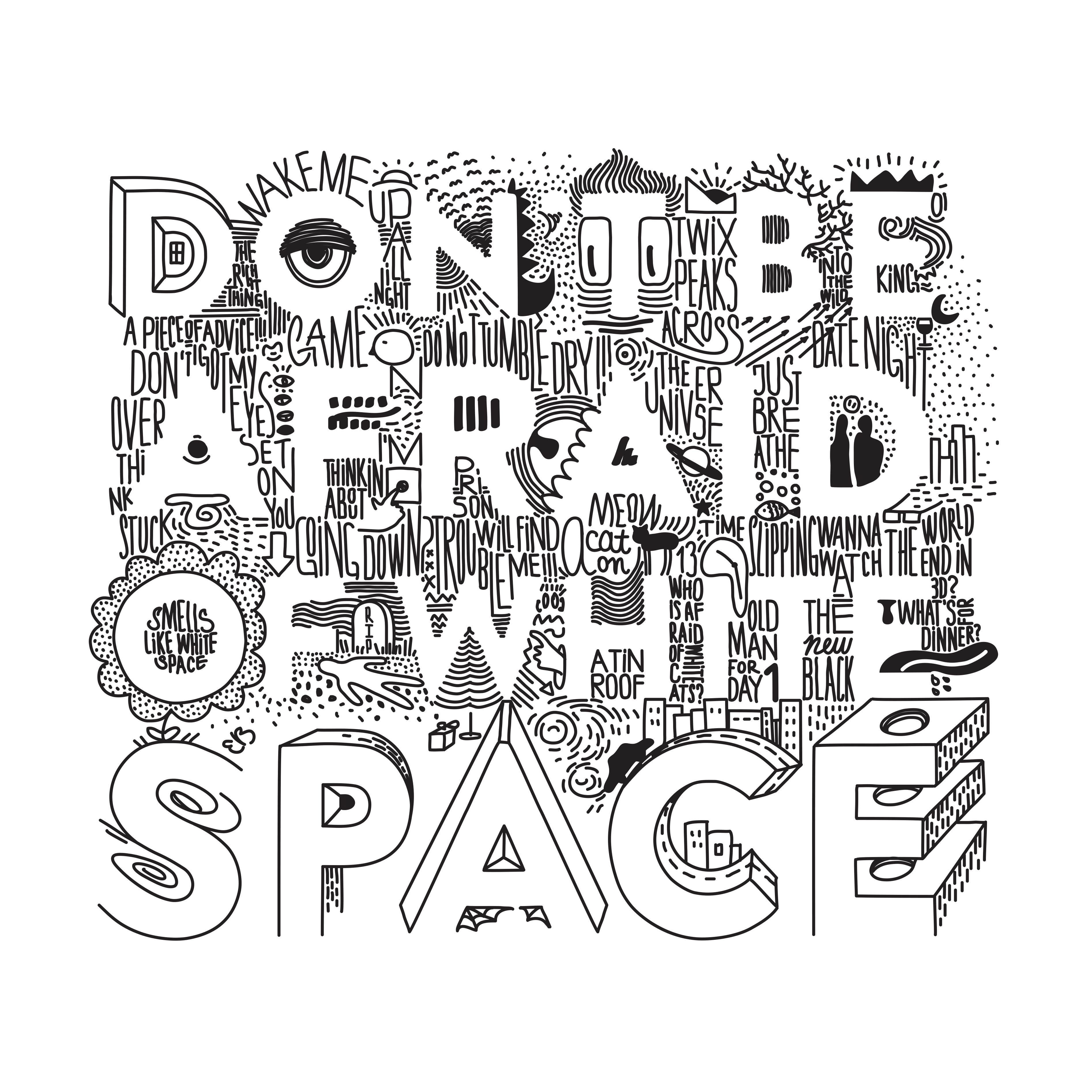 Making it as an artist - don't be afraid of white space design