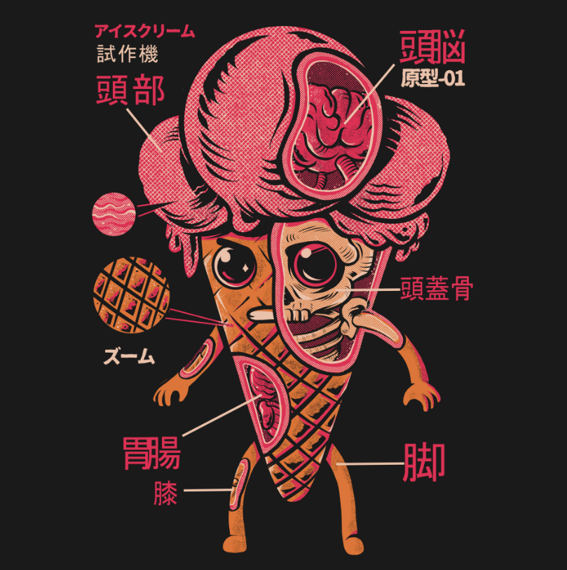 Kaijune - Ice Cream Kaiju