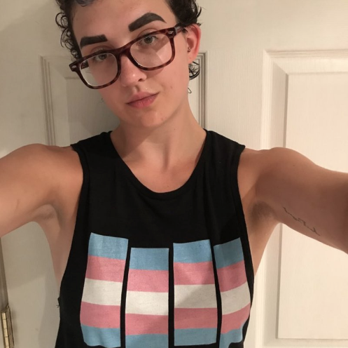 Punk rock girls like us and transgender flag