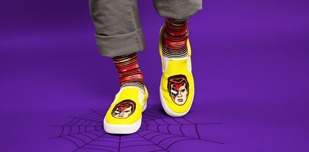 “Spiders from Mars” Men’s Bucketfeet Shoes by Butcher Billy
