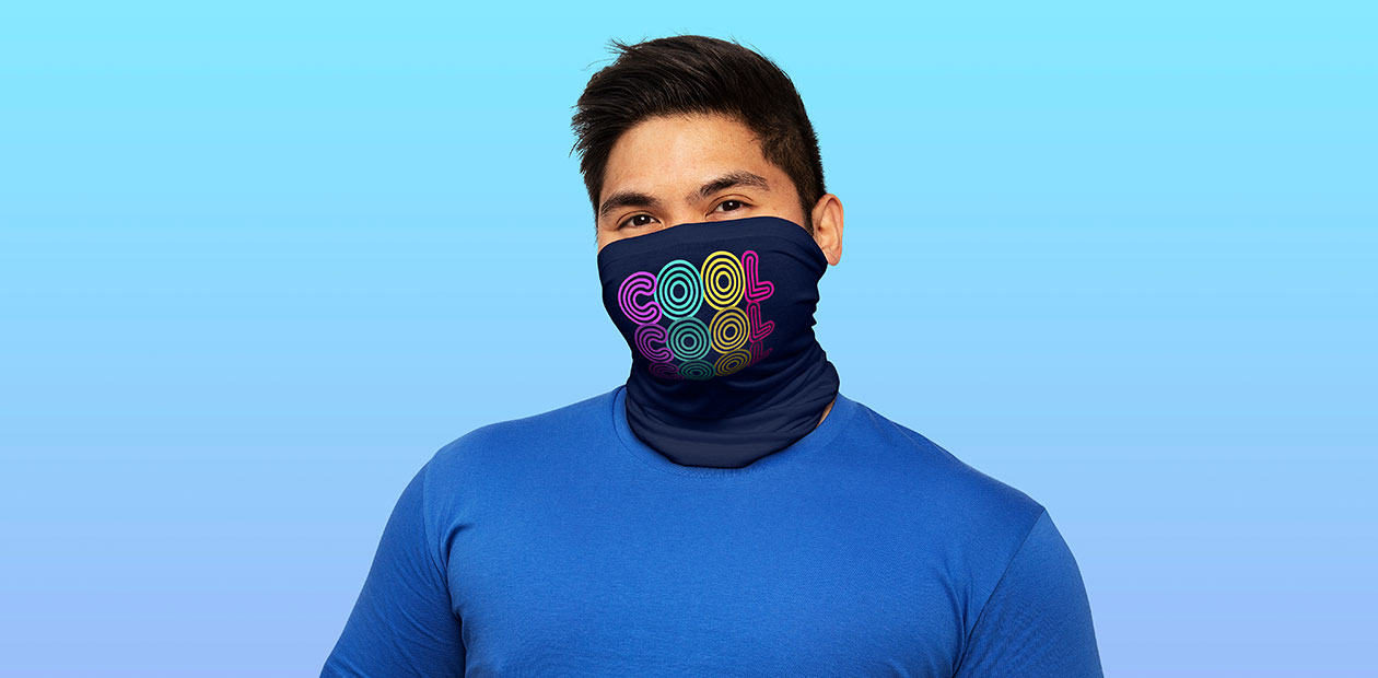 “Cool, Cool, Cool” Performance Single-Layer Neck Gaiter by makart