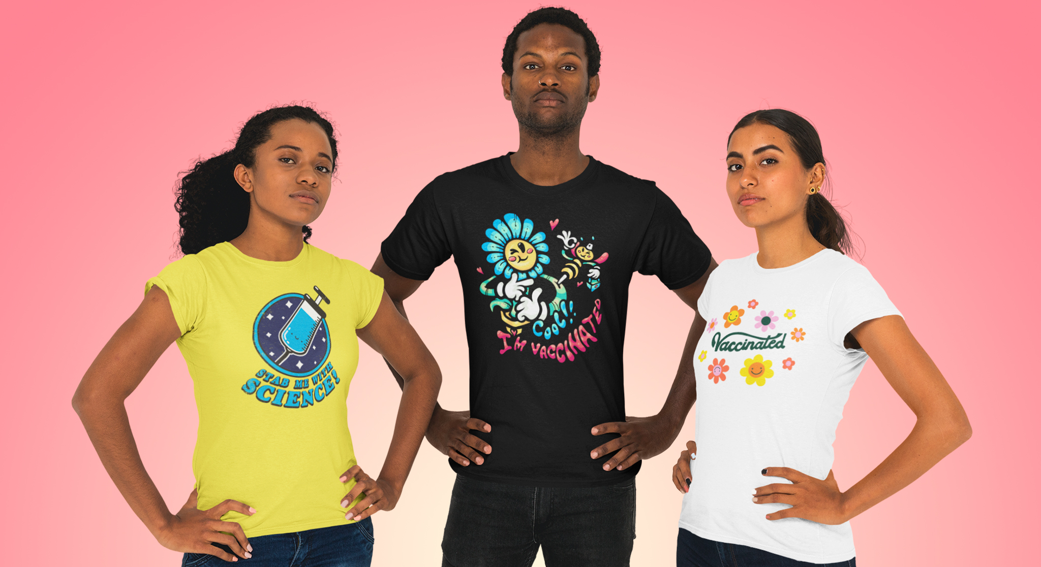 10 'I'm Vaccinated' Designs for a Great Cause - Threadless Blog