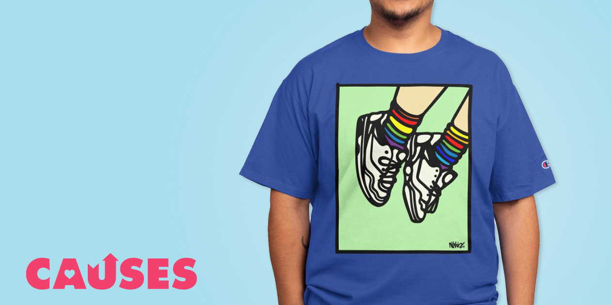 Ninhol’s “Keep Walking” Champion® T-Shirt