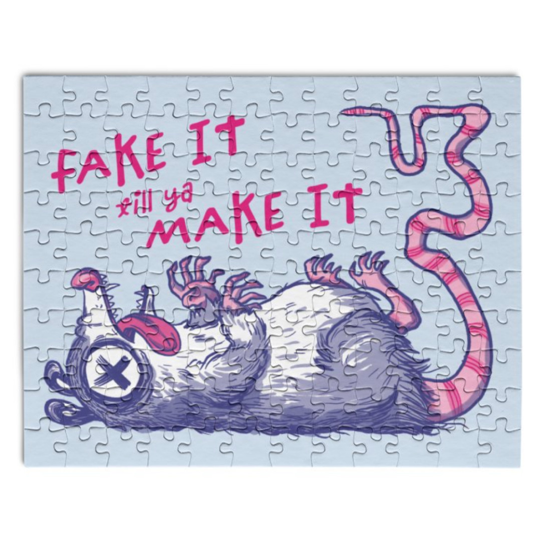 “Fake It Till Ya Make It” by Anna Lisa Illustration