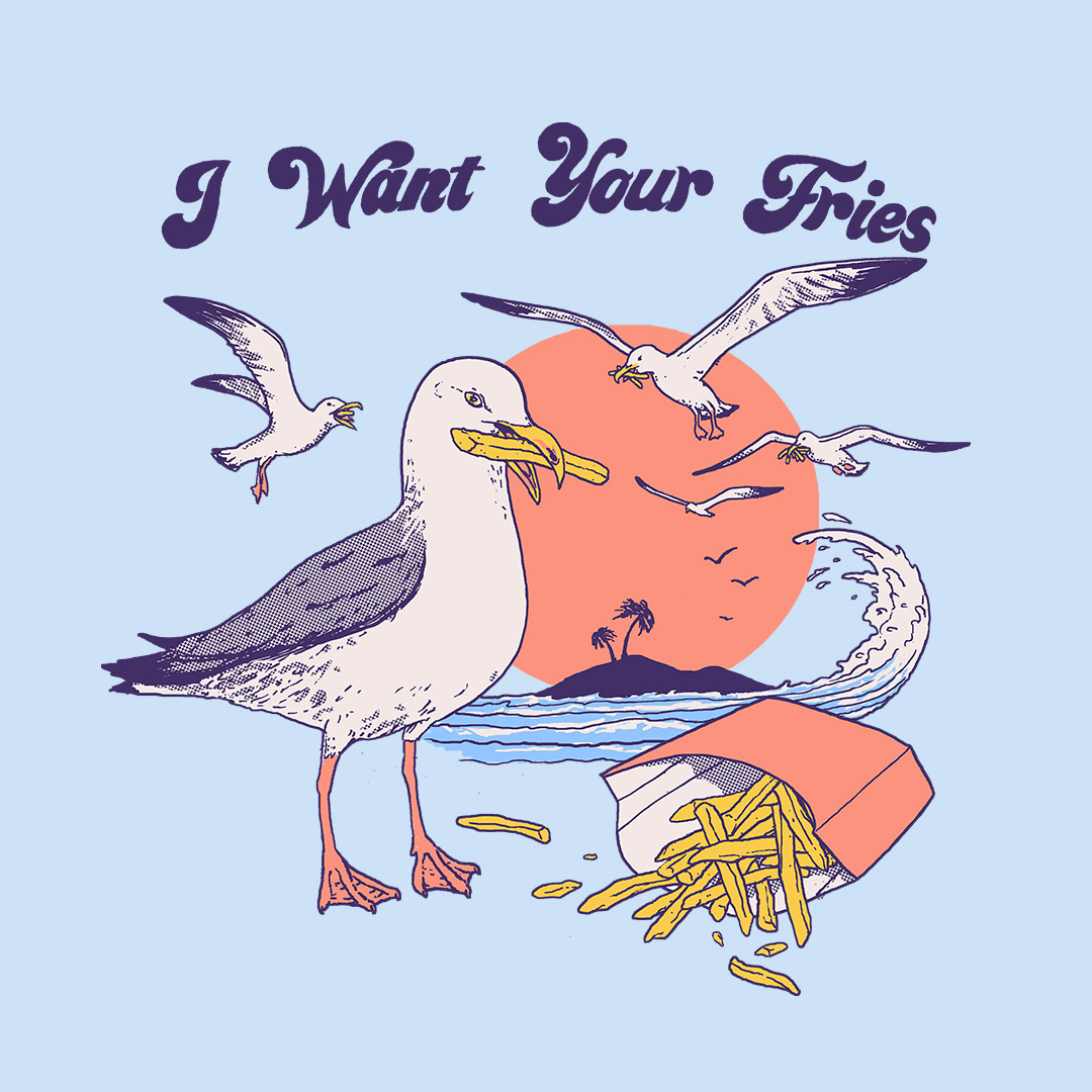 “I Want Your Fries” by Hillary White Rabbit