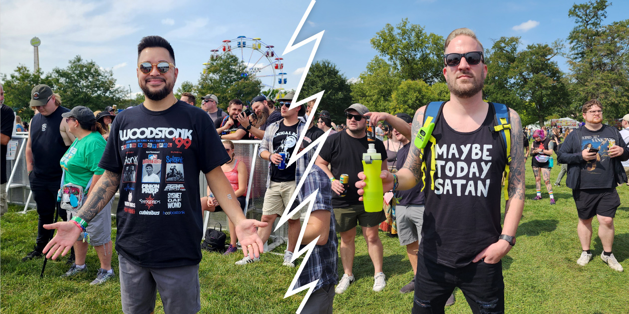 “Woodstonk '99” by Teenage Stepdad vs. “Maybe Today Satan” by meandthemoonn